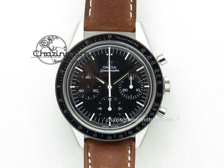 0402 De Ville Chronograph SS OMF 1:1 Best Edition Black Dial On SS Bracelet A Attractive 8150